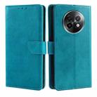 For Realme 13 Pro 5G Calf Texture Buckle Flip Leather Phone Case(Light Blue) - 1