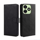 For Tecno Spark Go 2024 Calf Texture Buckle Flip Leather Phone Case(Black) - 1