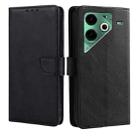 For Tecno Pova 6 Neo 4G Calf Texture Buckle Flip Leather Phone Case(Black) - 1