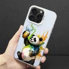 For iPhone 13 Pro Max Color Ink Frosted PC+TPU Phone Case(Toast Panda) - 1