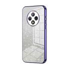 For U-Magic Enjoy 50 Plus Gradient Glitter Powder Electroplated Phone Case(Purple) - 1