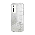 For Meizu 18 / 18s Gradient Glitter Powder Electroplated Phone Case(Transparent) - 1