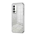 For Meizu 18 / 18s Gradient Glitter Powder Electroplated Phone Case(Silver) - 1