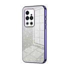For Meizu 18 Pro / 18s Pro  Gradient Glitter Powder Electroplated Phone Case(Purple) - 1