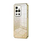 For Meizu 18 Pro / 18s Pro  Gradient Glitter Powder Electroplated Phone Case(Gold) - 1