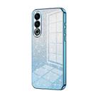 For Meizu 20 Gradient Glitter Powder Electroplated Phone Case(Blue) - 1