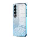 For Meizu 20 Pro Gradient Glitter Powder Electroplated Phone Case(Blue) - 1