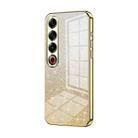 For Meizu 21 Pro Gradient Glitter Powder Electroplated Phone Case(Gold) - 1