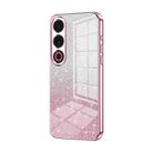 For Meizu 21 Note Gradient Glitter Powder Electroplated Phone Case(Pink) - 1