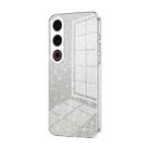 For Meizu 21 Note Gradient Glitter Powder Electroplated Phone Case(Transparent) - 1