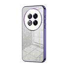 For Meizu Note 16 Pro Gradient Glitter Powder Electroplated Phone Case(Purple) - 1