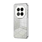 For Meizu Note 16 Gradient Glitter Powder Electroplated Phone Case(Silver) - 1