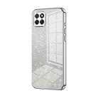 For Honor Play 20 4G Gradient Glitter Powder Electroplated Phone Case(Silver) - 1