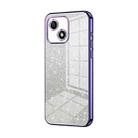 For Honor Play 30 Gradient Glitter Powder Electroplated Phone Case(Purple) - 1