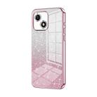 For Honor Play 30 Gradient Glitter Powder Electroplated Phone Case(Pink) - 1