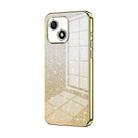 For Honor Play 30 Gradient Glitter Powder Electroplated Phone Case(Gold) - 1