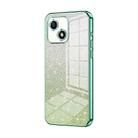 For Honor Play 30 Gradient Glitter Powder Electroplated Phone Case(Green) - 1