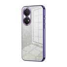 For Honor Play 30 Plus Gradient Glitter Powder Electroplated Phone Case(Purple) - 1