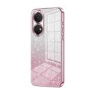 For Honor Play 30 Plus Gradient Glitter Powder Electroplated Phone Case(Pink) - 1