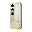 For Honor Play 40 Gradient Glitter Powder Electroplated Phone Case(Gold) - 1