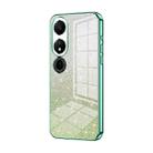 For Honor Play 40 Gradient Glitter Powder Electroplated Phone Case(Green) - 1