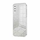 For Honor 9X Pro / Huawei Y9s Gradient Glitter Powder Electroplated Phone Case(Transparent) - 1