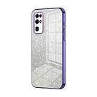 For Honor 30 Gradient Glitter Powder Electroplated Phone Case(Purple) - 1