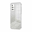 For Honor 30S Gradient Glitter Powder Electroplated Phone Case(Transparent) - 1