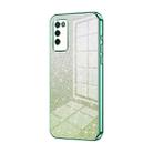 For Honor 30 Youth Gradient Glitter Powder Electroplated Phone Case(Green) - 1