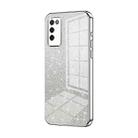 For Honor 30 Youth Gradient Glitter Powder Electroplated Phone Case(Silver) - 1