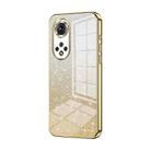 For Honor 50 Pro  / Huawei nova 9 Pro Gradient Glitter Powder Electroplated Phone Case(Gold) - 1