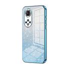 For Honor 50 Pro  / Huawei nova 9 Pro Gradient Glitter Powder Electroplated Phone Case(Blue) - 1