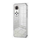 For Honor 50 Pro  / Huawei nova 9 Pro Gradient Glitter Powder Electroplated Phone Case(Silver) - 1