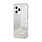 For Honor 60 SE Gradient Glitter Powder Electroplated Phone Case(Transparent) - 1