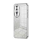 For Honor 70 Gradient Glitter Powder Electroplated Phone Case(Silver) - 1