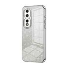 For Honor 80 Pro Gradient Glitter Powder Electroplated Phone Case(Silver) - 1