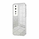 For Honor 80 GT Gradient Glitter Powder Electroplated Phone Case(Transparent) - 1