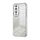 For Honor 90 Gradient Glitter Powder Electroplated Phone Case(Silver) - 1