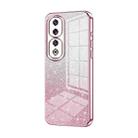 For Honor 90 Pro Gradient Glitter Powder Electroplated Phone Case(Pink) - 1