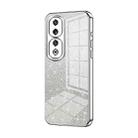 For Honor 90 Pro Gradient Glitter Powder Electroplated Phone Case(Silver) - 1