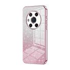 For Honor Magic3 Gradient Glitter Powder Electroplated Phone Case(Pink) - 1