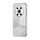 For Honor Magic3 Gradient Glitter Powder Electroplated Phone Case(Silver) - 1