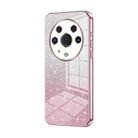 For Honor Magic3 Pro Gradient Glitter Powder Electroplated Phone Case(Pink) - 1