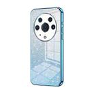 For Honor Magic3 Pro Gradient Glitter Powder Electroplated Phone Case(Blue) - 1