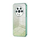 For Honor Magic4 Gradient Glitter Powder Electroplated Phone Case(Green) - 1