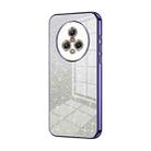 For Honor Magic5 Gradient Glitter Powder Electroplated Phone Case(Purple) - 1