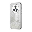 For Honor Magic5 Pro Gradient Glitter Powder Electroplated Phone Case(Silver) - 1