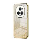 For Honor Magic5 Ultimate Gradient Glitter Powder Electroplated Phone Case(Gold) - 1