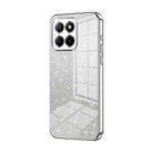 For Honor X8 5G / X6 / X6s Gradient Glitter Powder Electroplated Phone Case(Silver) - 1