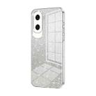 For Honor X50i / 90 Lite Gradient Glitter Powder Electroplated Phone Case(Transparent) - 1